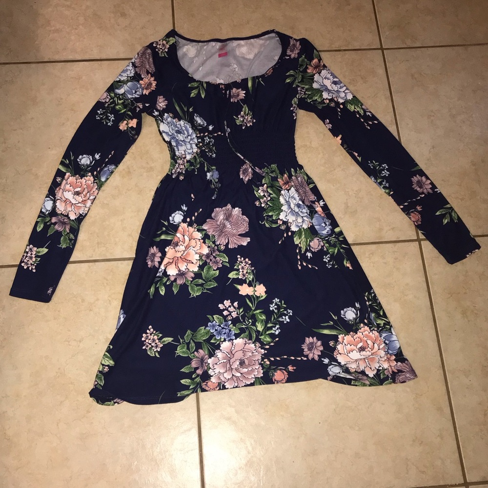 No Boundaries Floral Dress